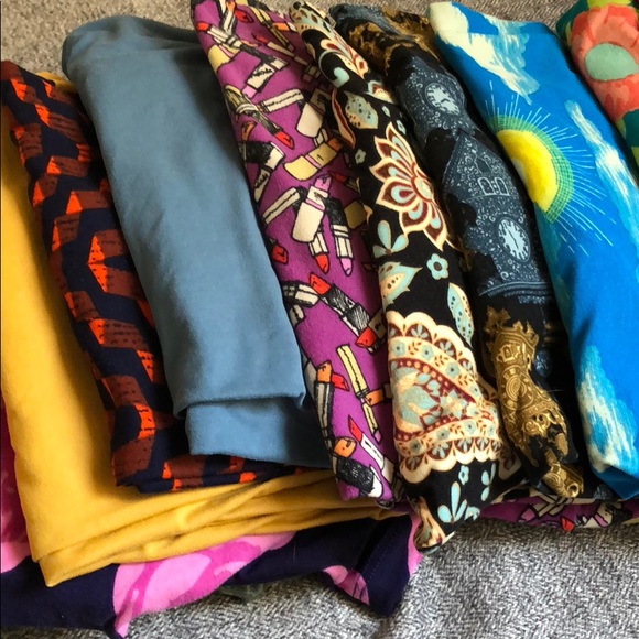 LuLaRoe NWOT tall and curvy leggings xl LOT OF 12 - Picture 3 of 7